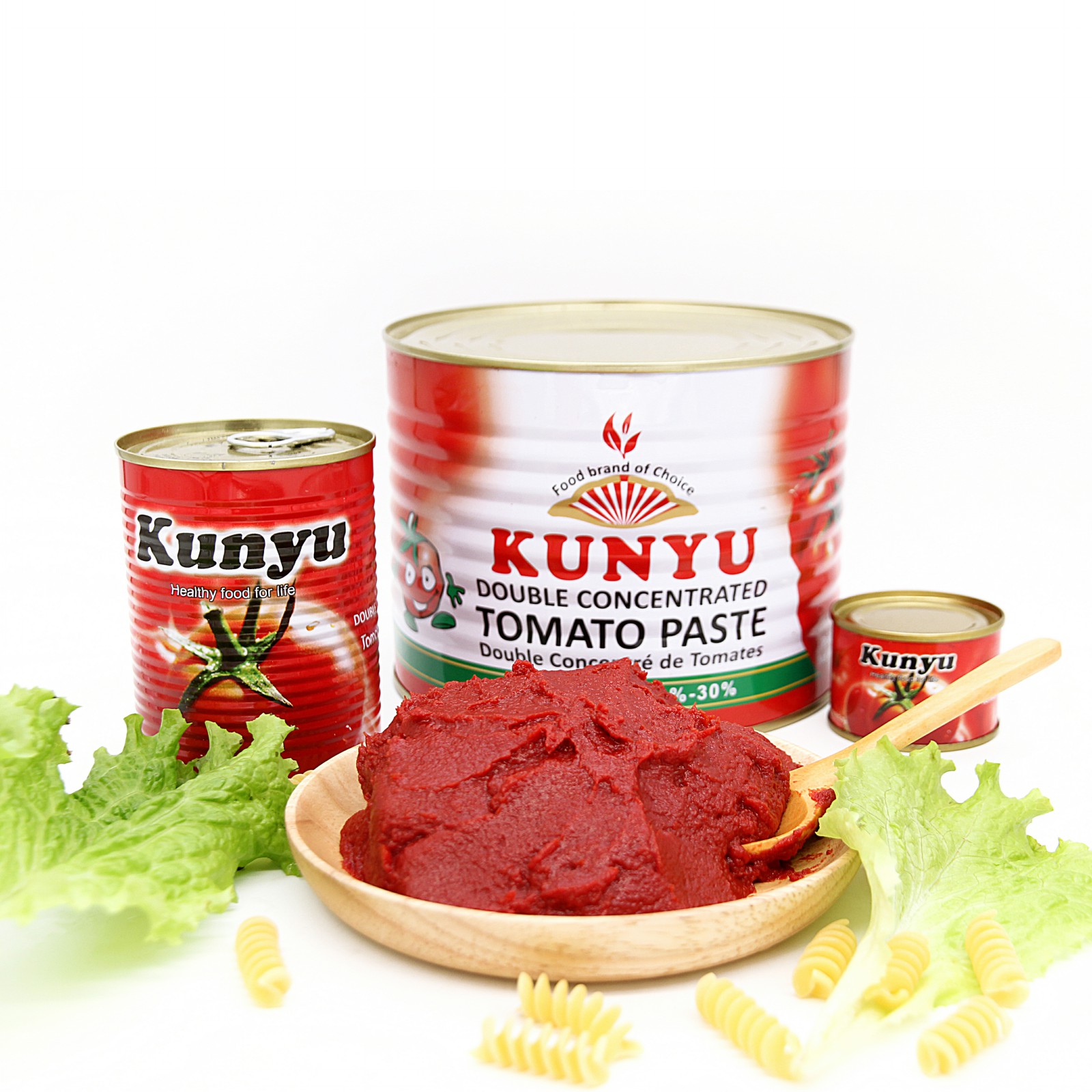 Double concentré de tomates en conserve 400g-CHINA KUNYU INDUSTRIAL  CO.,LIMITED